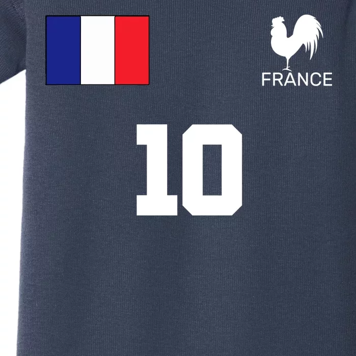 France Soccer Jersey Baby Bodysuit