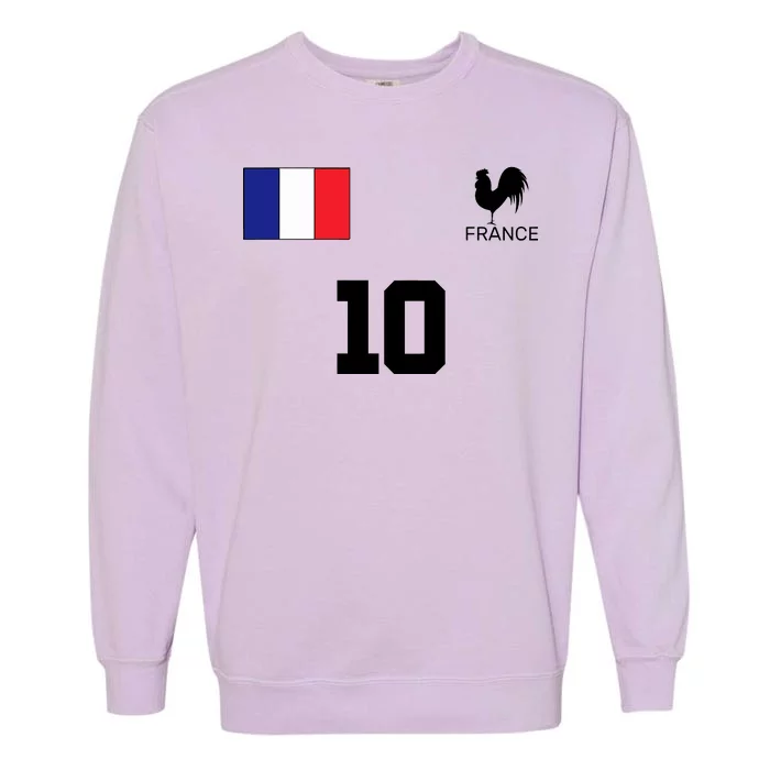 France Soccer Jersey Garment-Dyed Sweatshirt