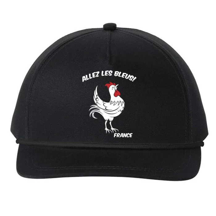 France Soccer World Allez Les Bleus Snapback Five-Panel Rope Hat