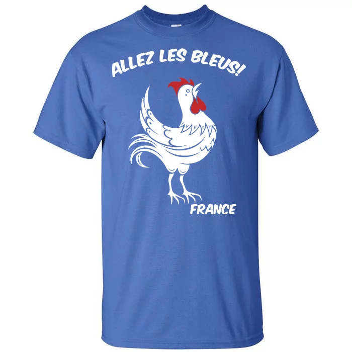 France Soccer World Allez Les Bleus Tall T-Shirt