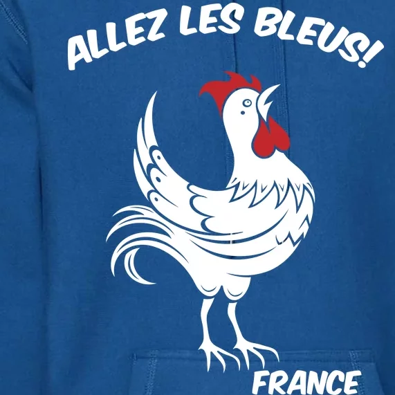 France Soccer World Allez Les Bleus Premium Hoodie