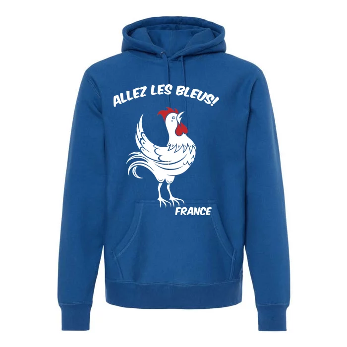 France Soccer World Allez Les Bleus Premium Hoodie