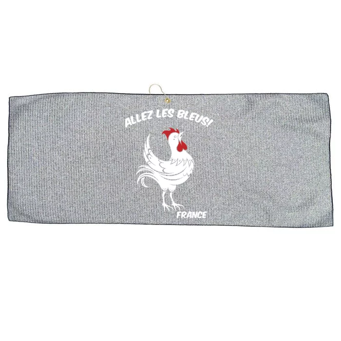 France Soccer World Allez Les Bleus Large Microfiber Waffle Golf Towel