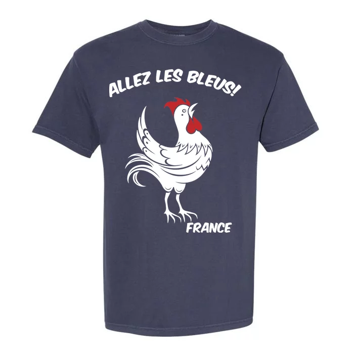 France Soccer World Allez Les Bleus Garment-Dyed Heavyweight T-Shirt