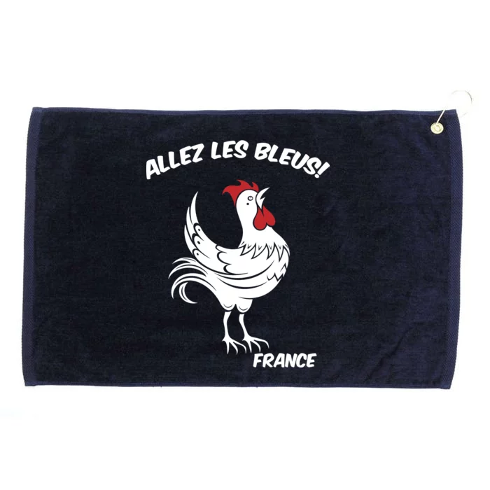 France Soccer World Allez Les Bleus Grommeted Golf Towel