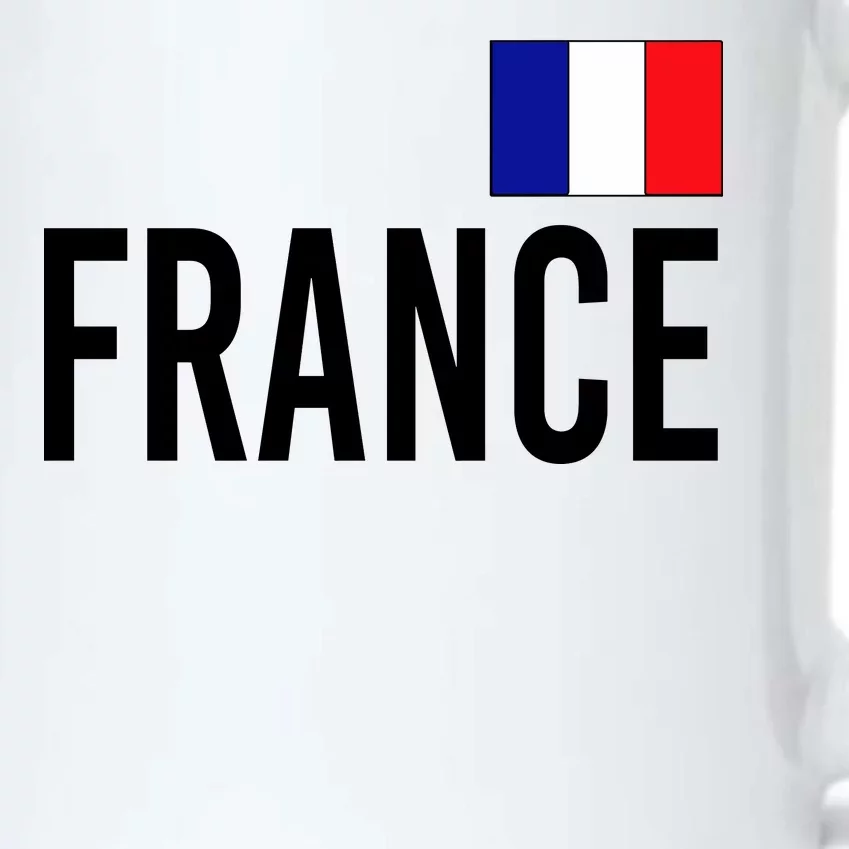 France Team Flag Logo Black Color Changing Mug