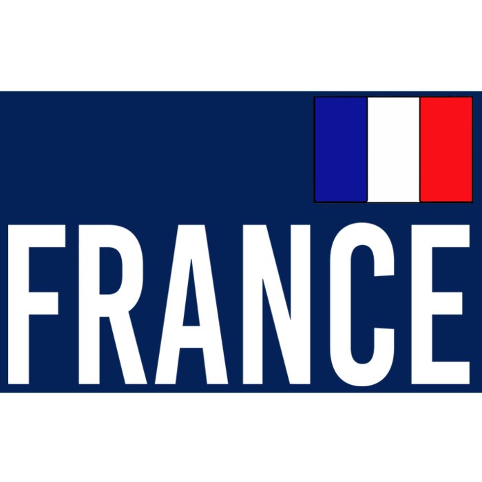 France Team Flag Logo Bumper Sticker