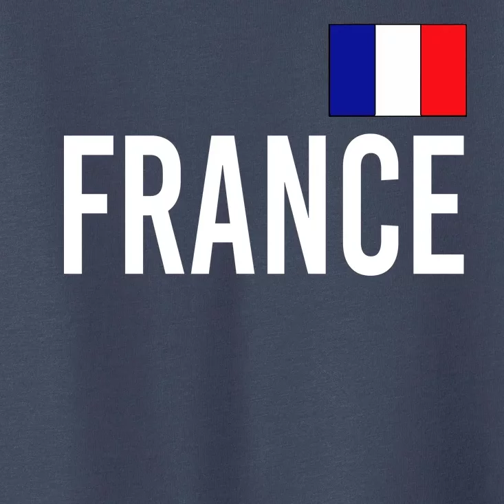 France Team Flag Logo Toddler T-Shirt