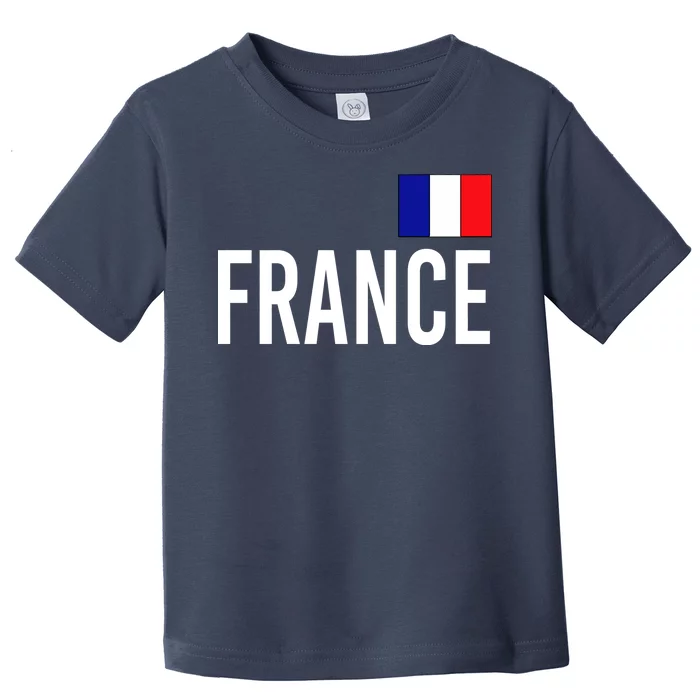 France Team Flag Logo Toddler T-Shirt