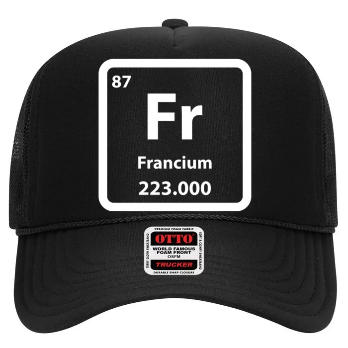 Francium Element High Crown Mesh Trucker Hat