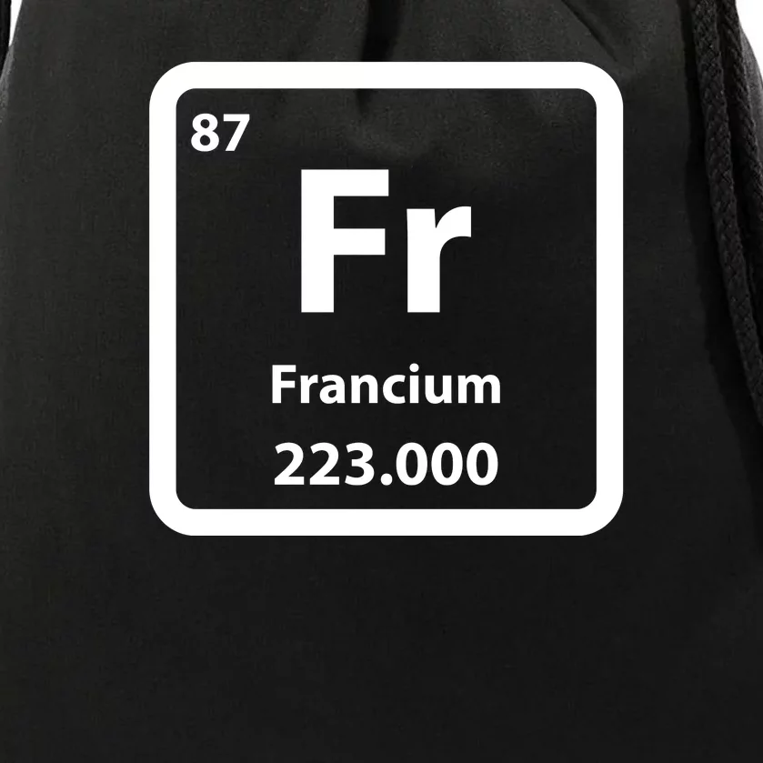 Francium Element Drawstring Bag