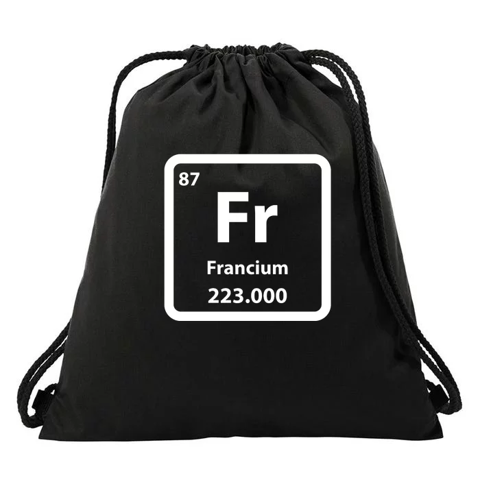 Francium Element Drawstring Bag