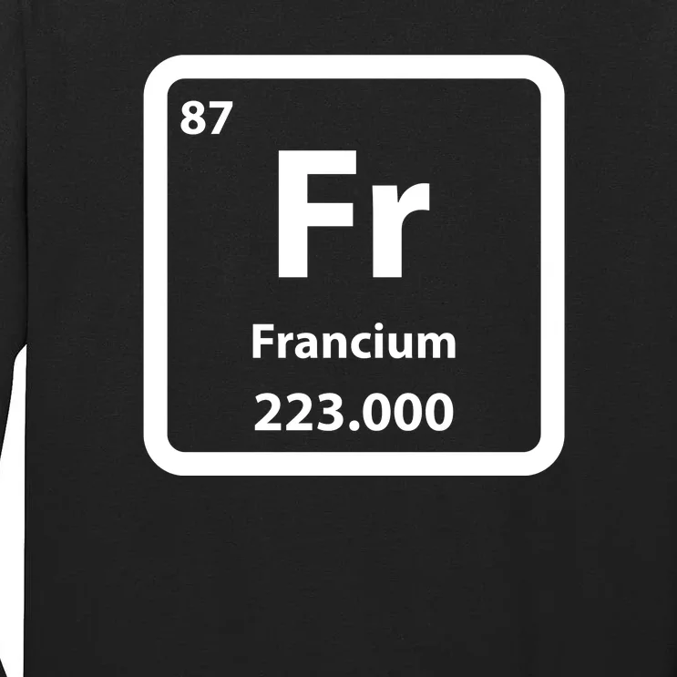 Francium Element Tall Long Sleeve T-Shirt