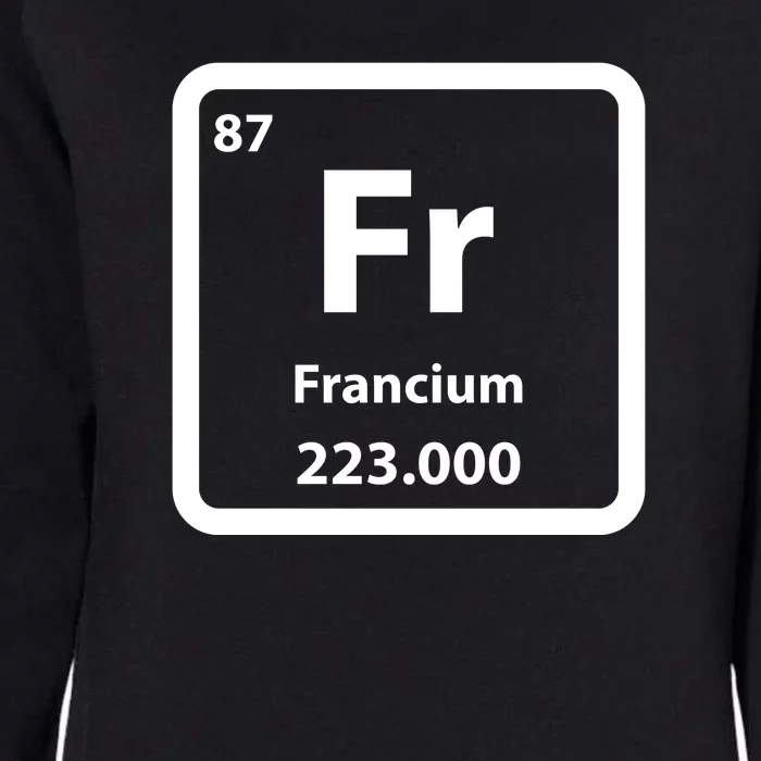 Francium Element Womens California Wash Sweatshirt