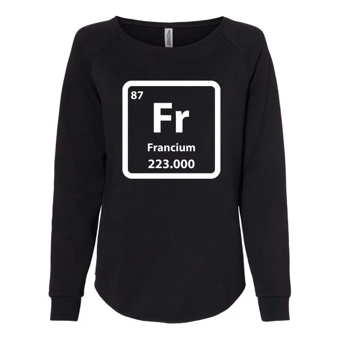 Francium Element Womens California Wash Sweatshirt