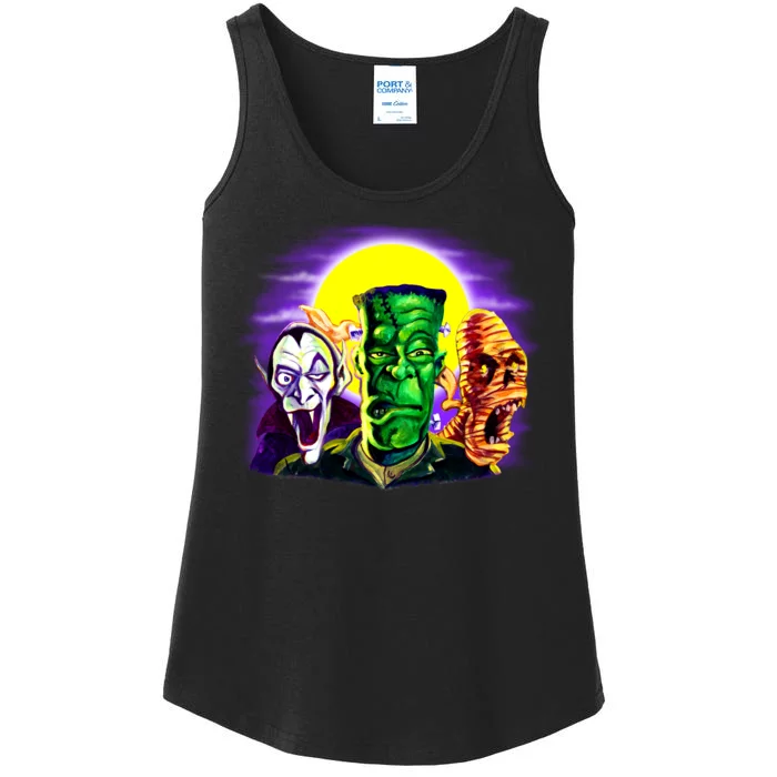 Frankenstein Halloween Monsters Ladies Essential Tank