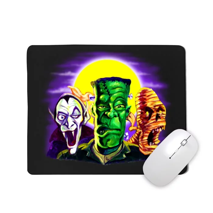 Frankenstein Halloween Monsters Mousepad