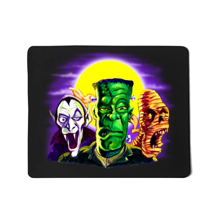 Frankenstein Halloween Monsters Mousepad