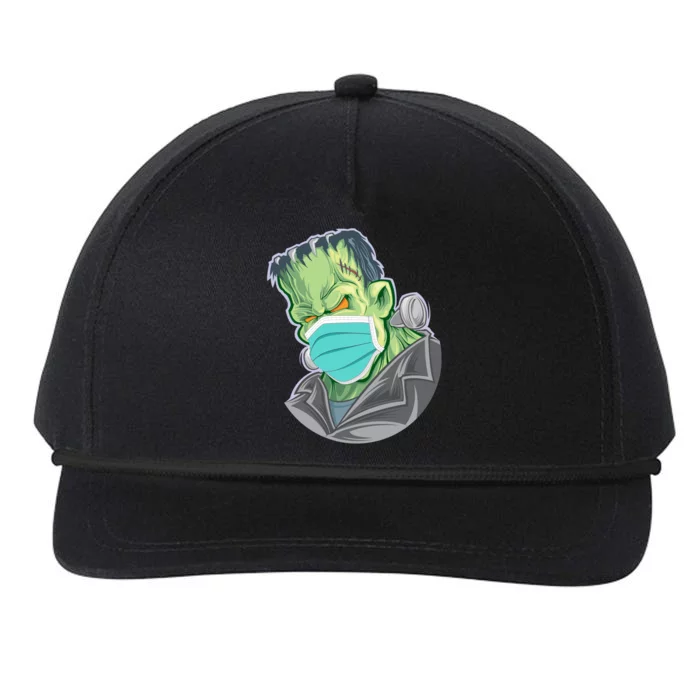 Frankenstein Pandemic Virus Mask Snapback Five-Panel Rope Hat