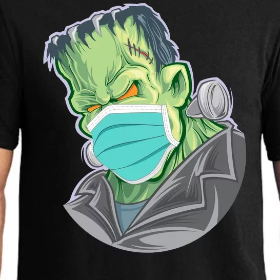 Frankenstein Pandemic Virus Mask Pajama Set