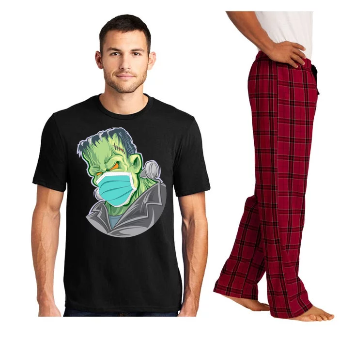 Frankenstein Pandemic Virus Mask Pajama Set