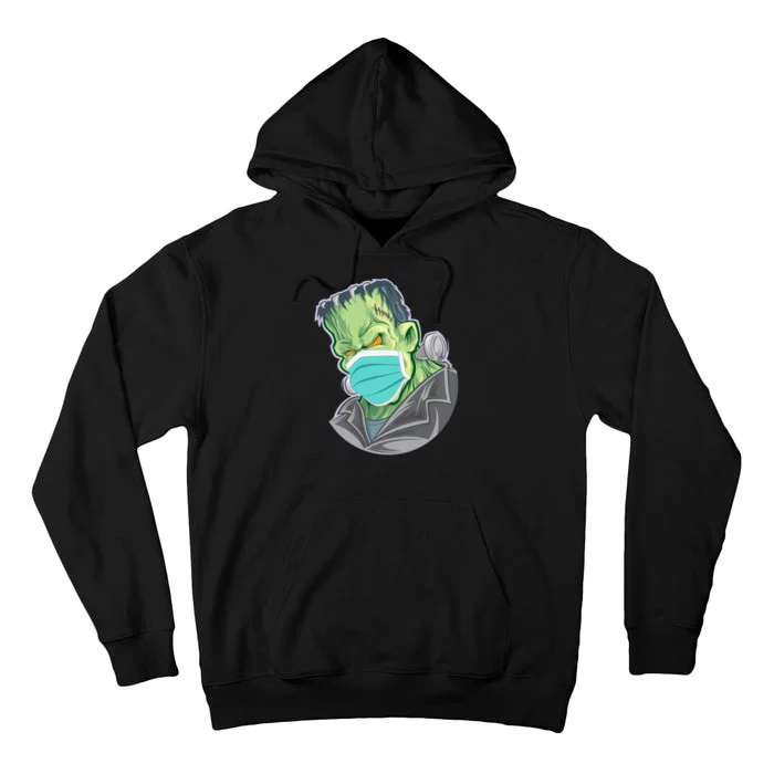 Frankenstein Pandemic Virus Mask Tall Hoodie