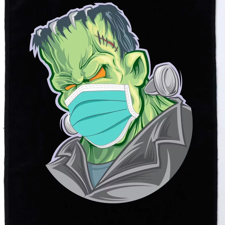 Frankenstein Pandemic Virus Mask Platinum Collection Golf Towel