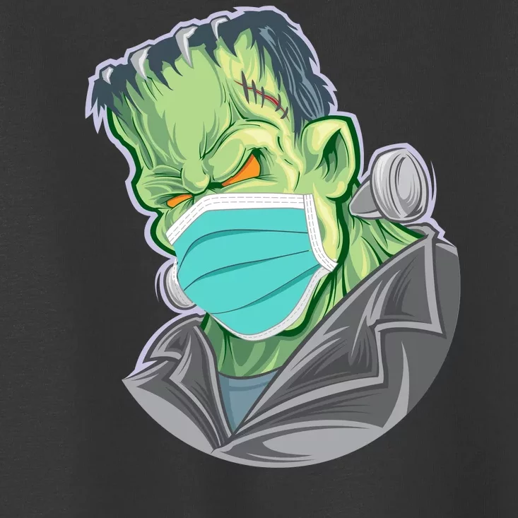 Frankenstein Pandemic Virus Mask Toddler T-Shirt