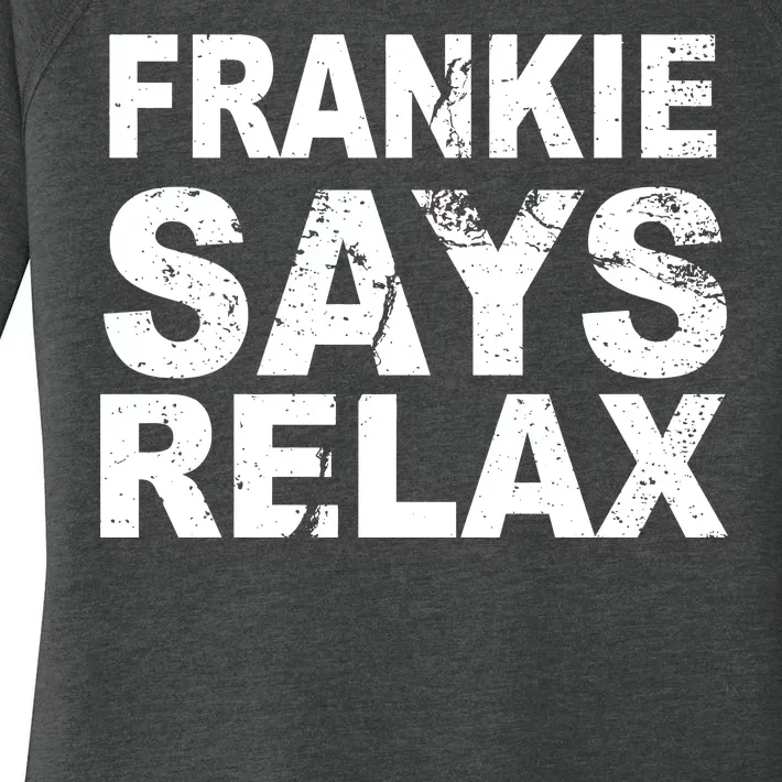 Frankie Says Relax Women's Perfect Tri Tunic Long Sleeve Shirt