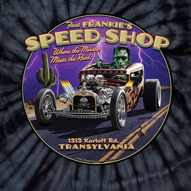 Frankie's Speed Shop Larry Grossman Tie-Dye T-Shirt