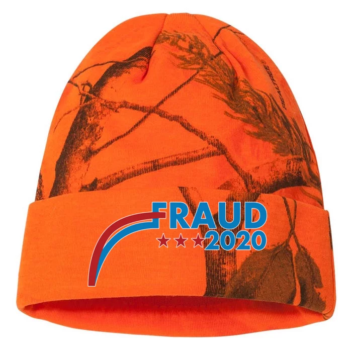 Fraud 2020 Election Pro Trump Kati - 12in Camo Beanie