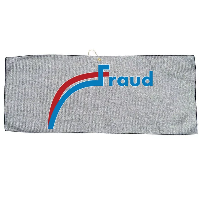 Fraud 2020 Election Voter Fraud Pro Trump Large Microfiber Waffle Golf Towel