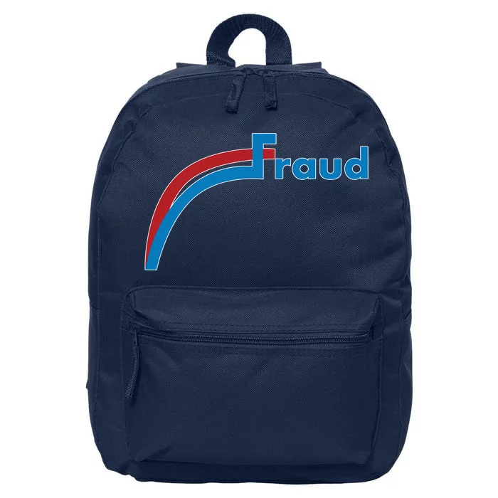 Fraud 2020 Election Voter Fraud Pro Trump 16 in Basic Backpack