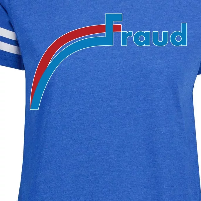 Fraud 2020 Election Voter Fraud Pro Trump Enza Ladies Jersey Football T-Shirt