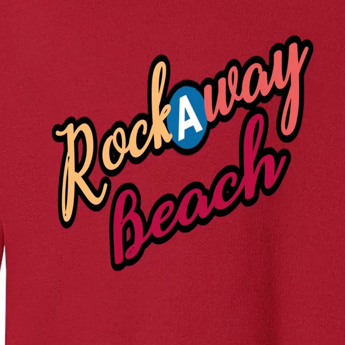 Far Rockaway Beach Queens County New York City A Train Toddler Sweatshirt