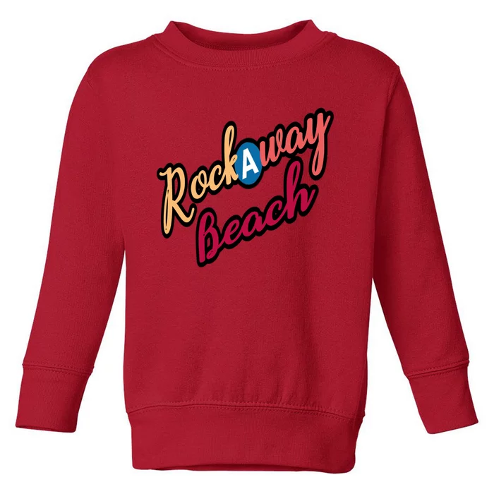 Far Rockaway Beach Queens County New York City A Train Toddler Sweatshirt