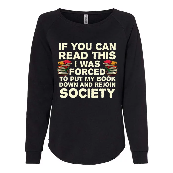 Funny Read Books Lover For Men Women Bookaholic Bookworm Womens California Wash Sweatshirt