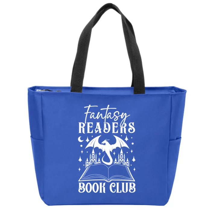 Fantasy Readers Book Club Zip Tote Bag