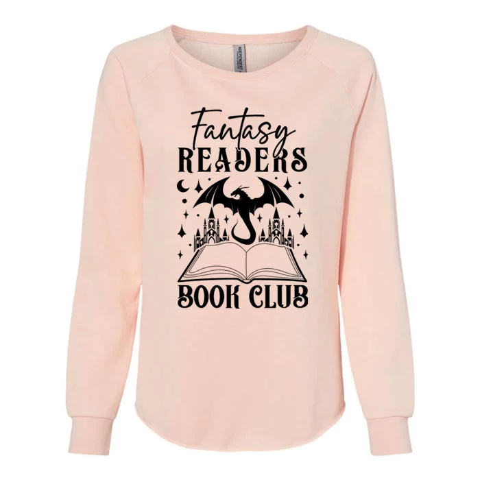 Fantasy Readers Book Club Womens California Wash Sweatshirt