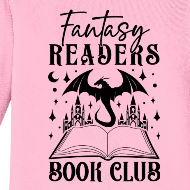 Fantasy Readers Book Club Baby Long Sleeve Bodysuit