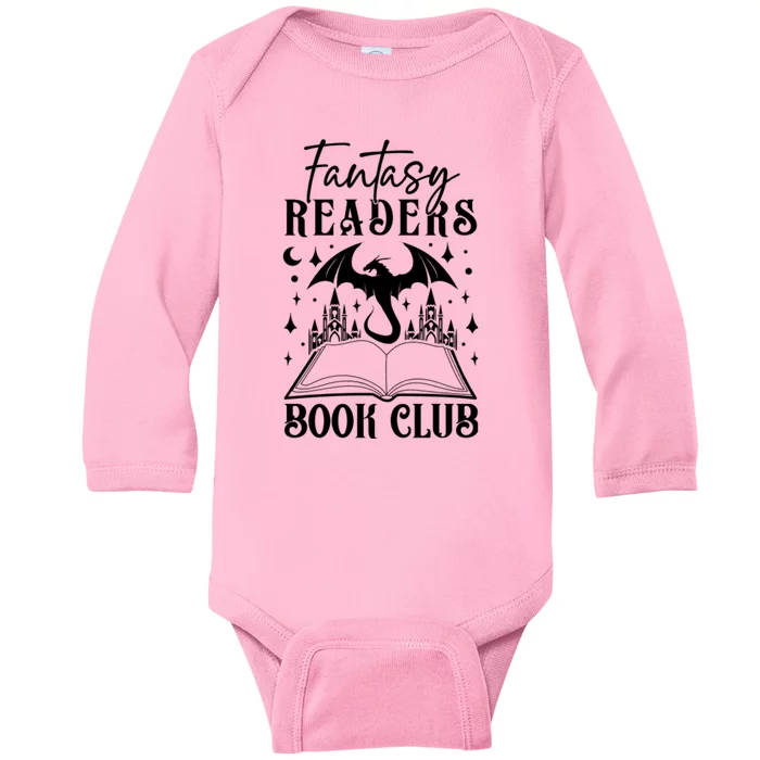 Fantasy Readers Book Club Baby Long Sleeve Bodysuit