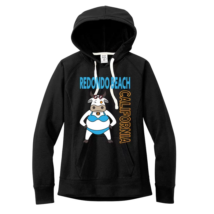 Funny Redondo Beach Vacation Family Trip Cute Gift Women's Fleece Hoodie