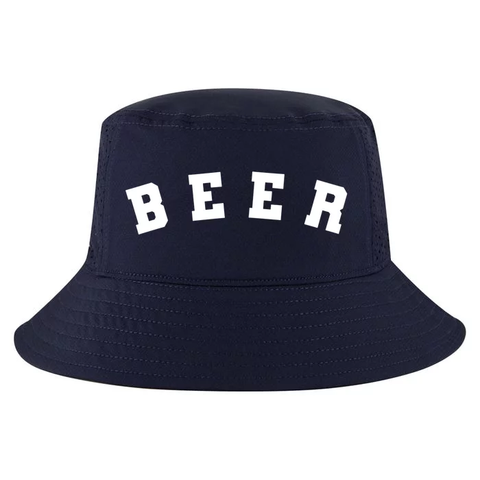 Funny Retro Beer University Varsity College Style Ing Gift Cool Comfort Performance Bucket Hat