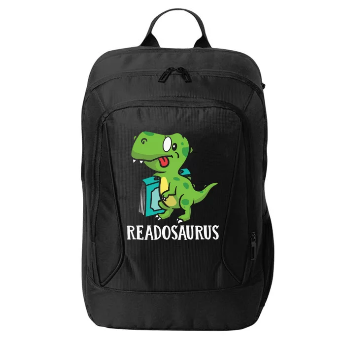 Funny Reading Book Readers Dinosaur Dino Apparel City Backpack