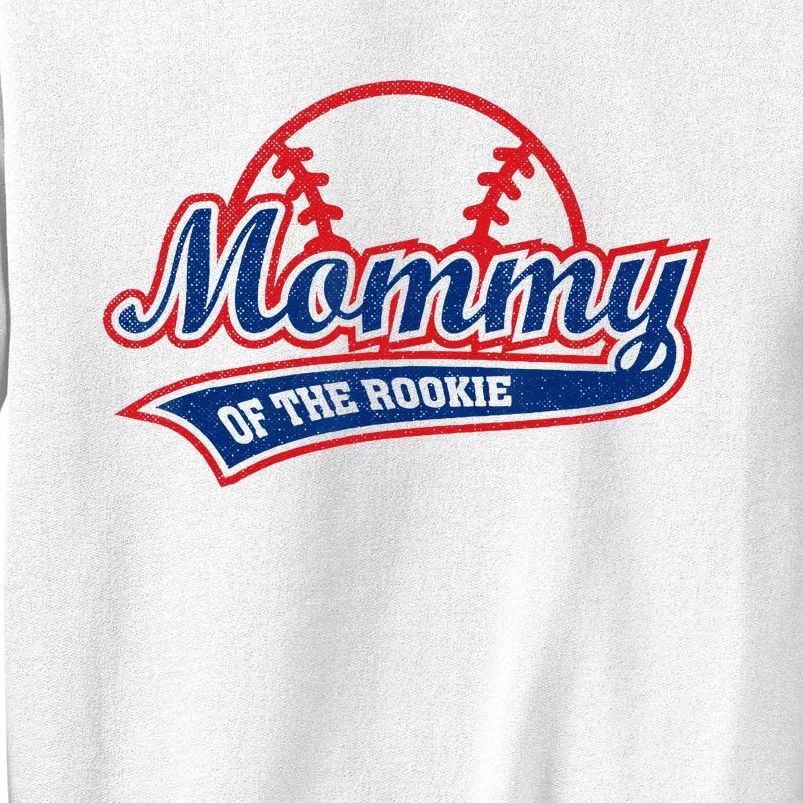 Funny Retro Baseball Mommy Of The Rookie Sweatshirt