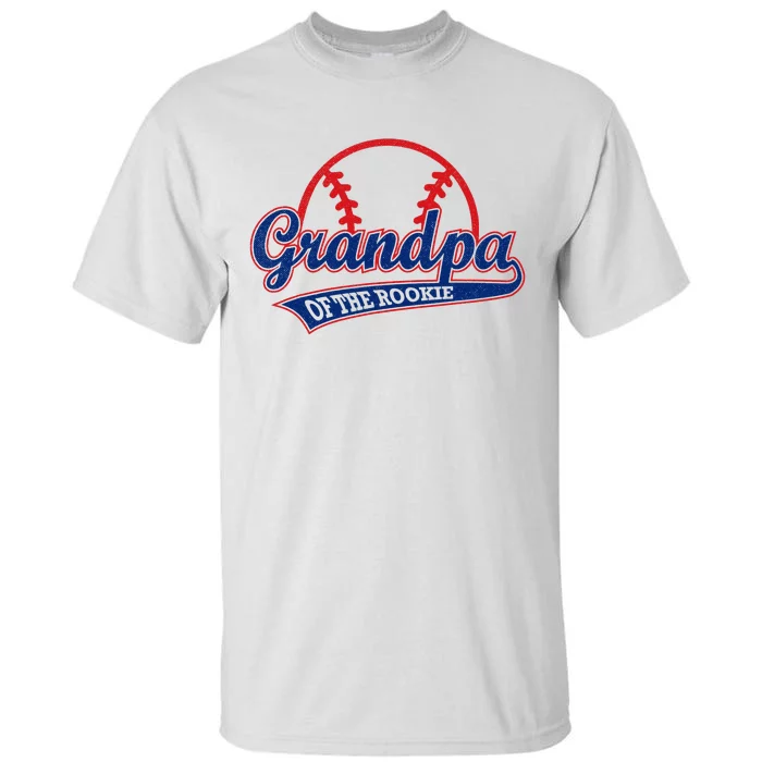 Funny Retro Baseball Grandpa of the Rookie Tall T-Shirt