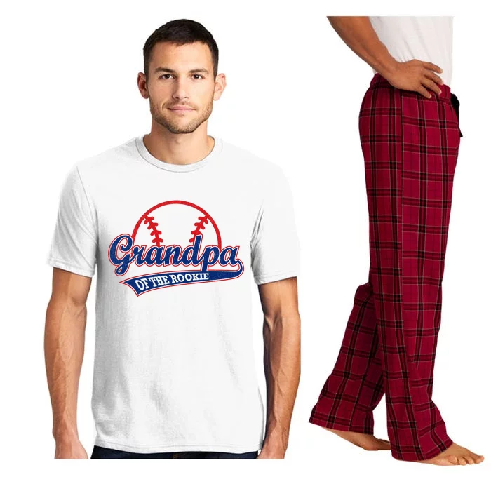 Funny Retro Baseball Grandpa of the Rookie Pajama Set