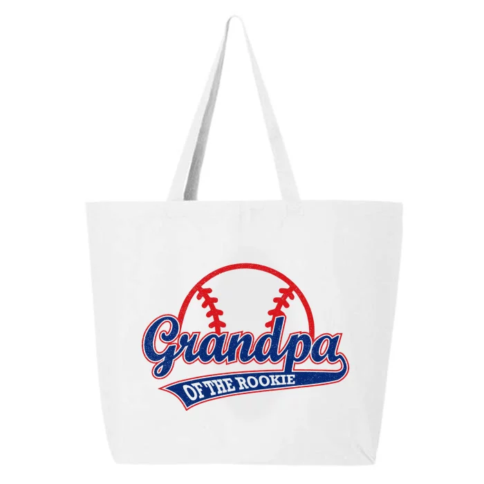 Funny Retro Baseball Grandpa of the Rookie 25L Jumbo Tote