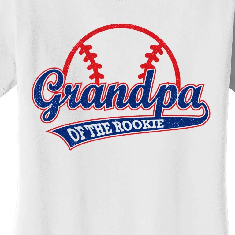 Funny Retro Baseball Grandpa of the Rookie Women's T-Shirt