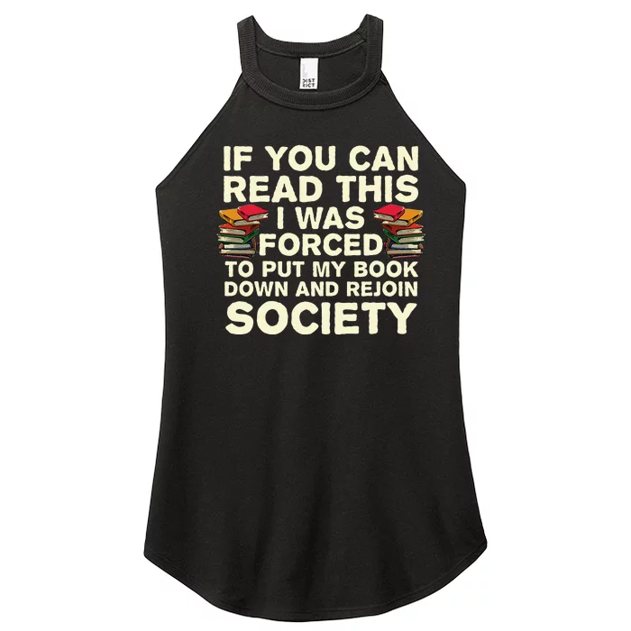 Funny Read Books Lover For Men Women Bookaholic Bookworm Women’s Perfect Tri Rocker Tank